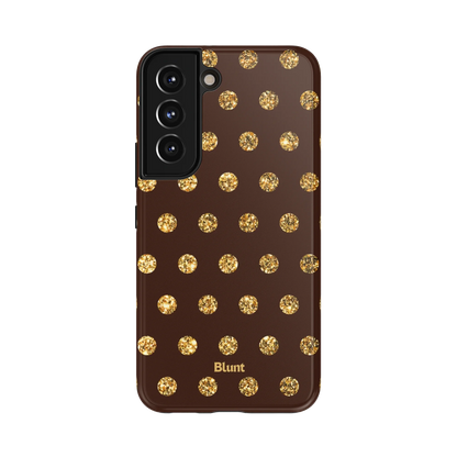 Gold Polka Samsung Case