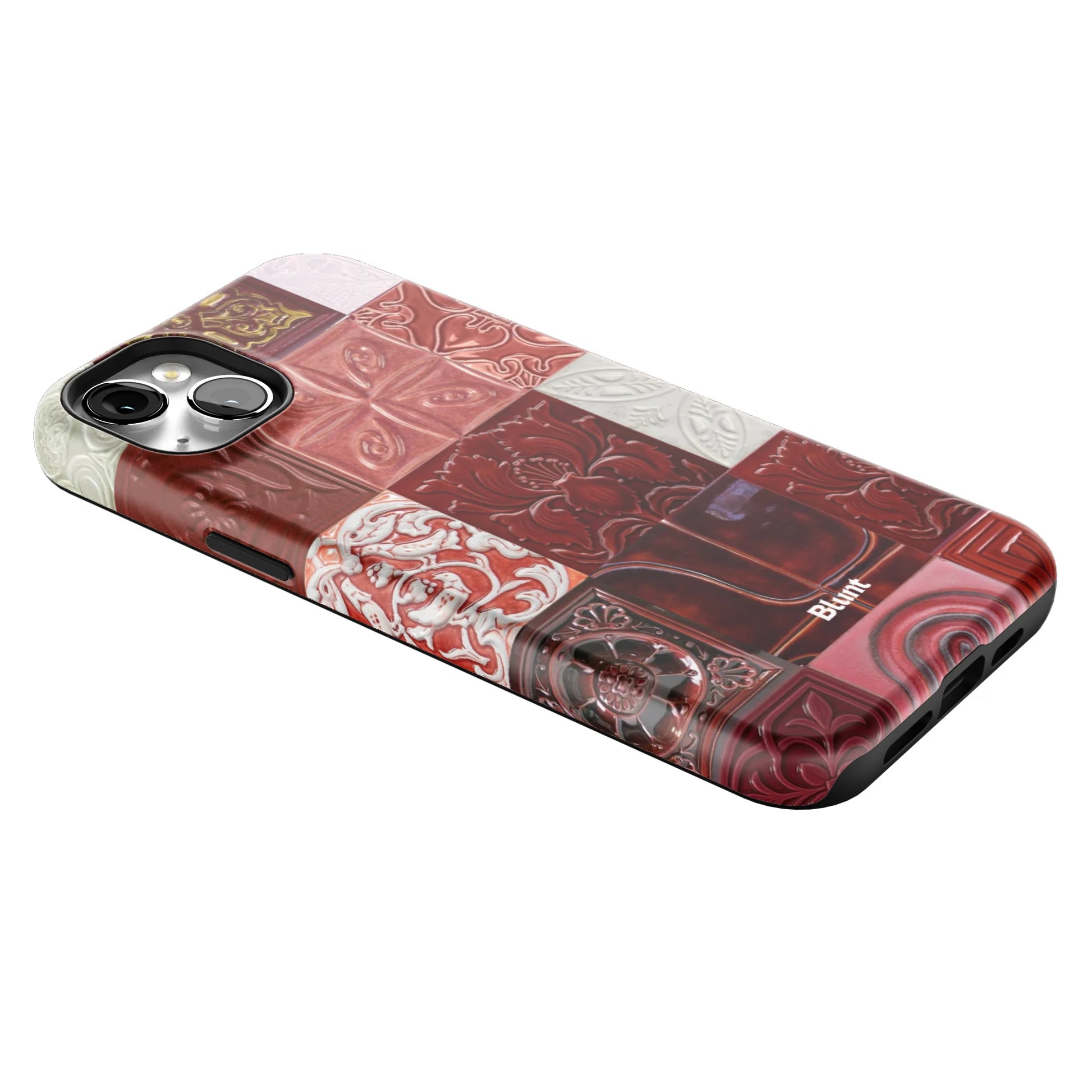 Checkered-Rouge-iphone-case-iPhone 14 Plus-2