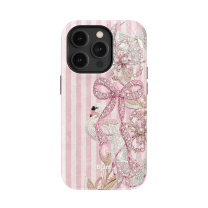 Striped Grace iPhone Case