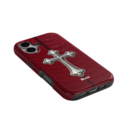 Crimson Crux iPhone Case