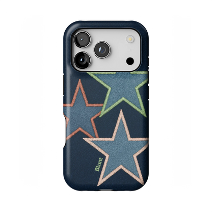 Neon Stars iPhone Case