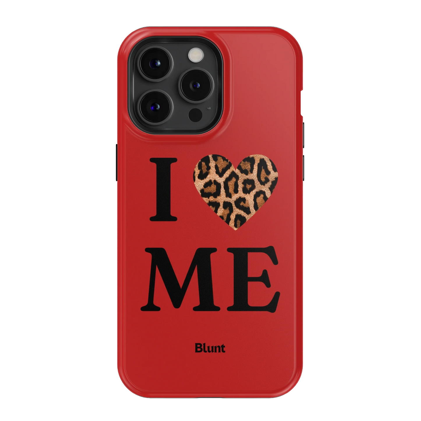 Red I Love Me iPhone Case