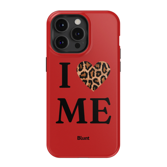 Red I Love Me iPhone Case