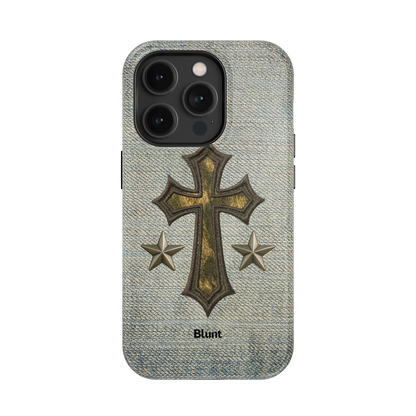 Denim Faith iPhone Case