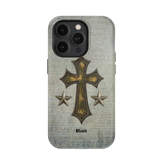 Denim Faith iPhone Case