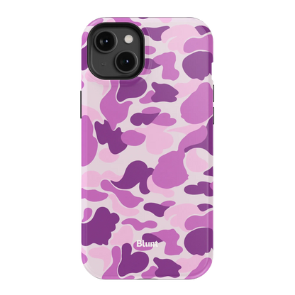 Purple Camo iPhone Case