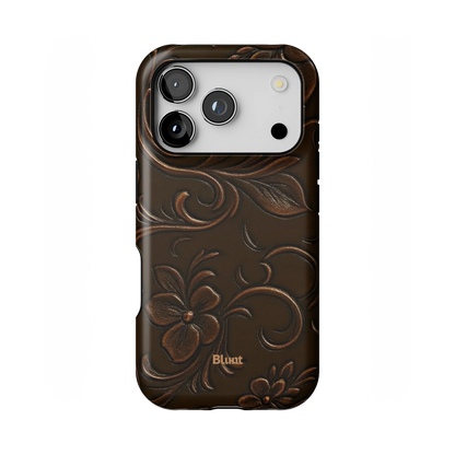 Tooled Leather iPhone Case