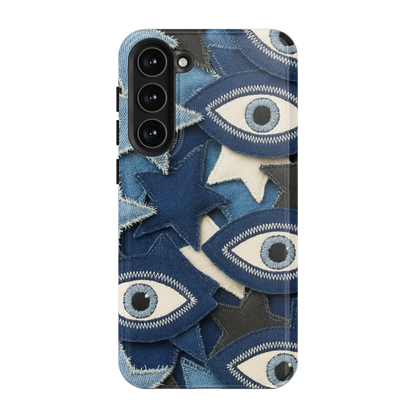 Evil Eye Denim Samsung Case