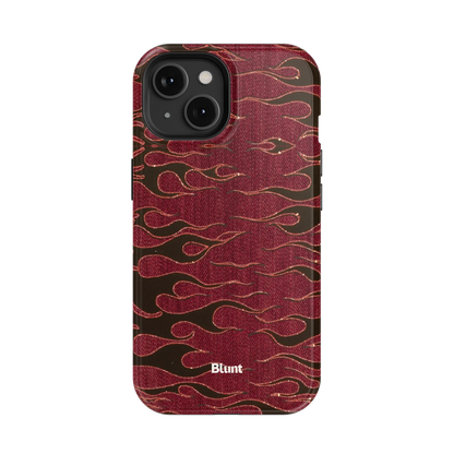 Crimson Fire iPhone Case