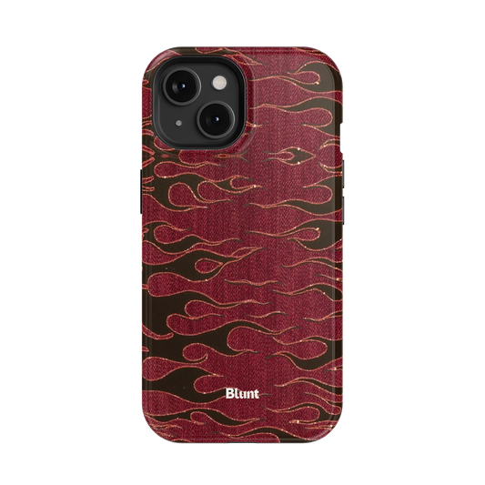 Crimson Fire iPhone Case