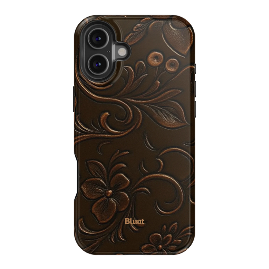 Tooled Leather iPhone Case
