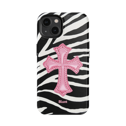 Zebra Halo iPhone Case