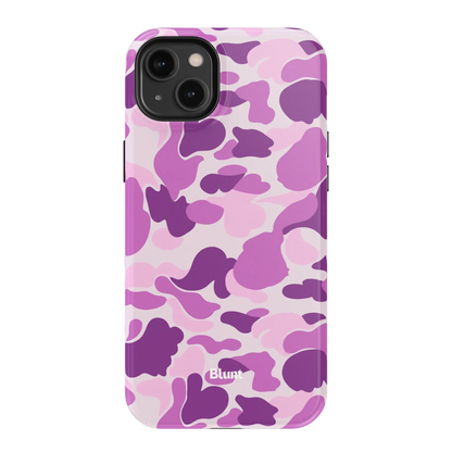 Purple Camo iPhone Case