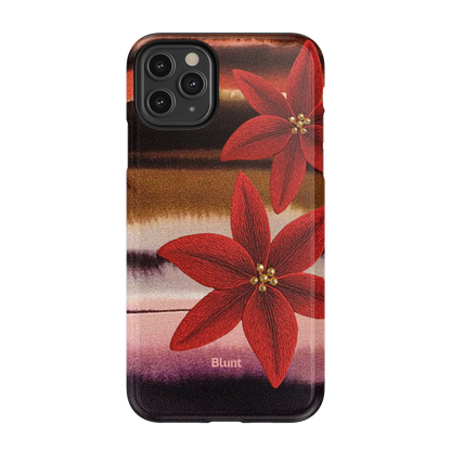 Crimson Bloom iPhone Case