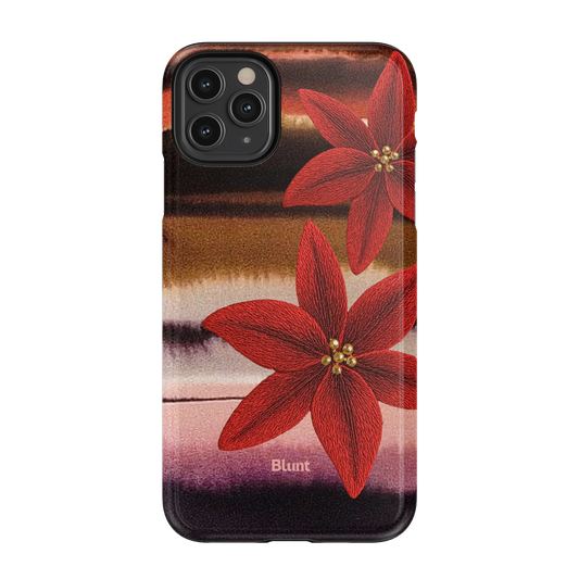 Crimson Bloom iPhone Case
