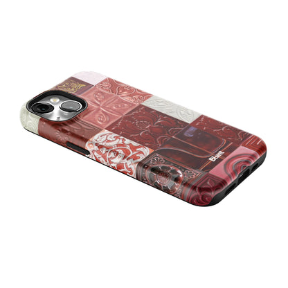 Checkered-Rouge-iphone-case-iPhone 14-2