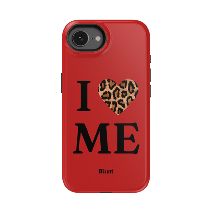 Red I Love Me iPhone Case