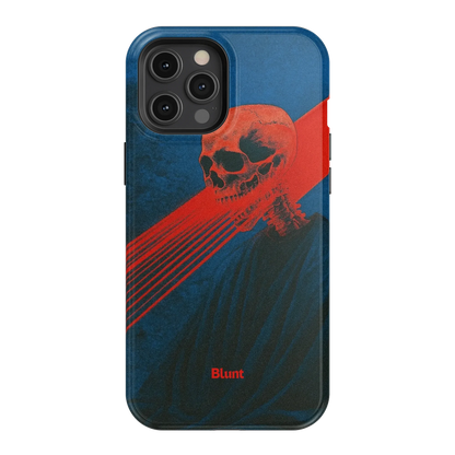 Crimson Slash iPhone Case