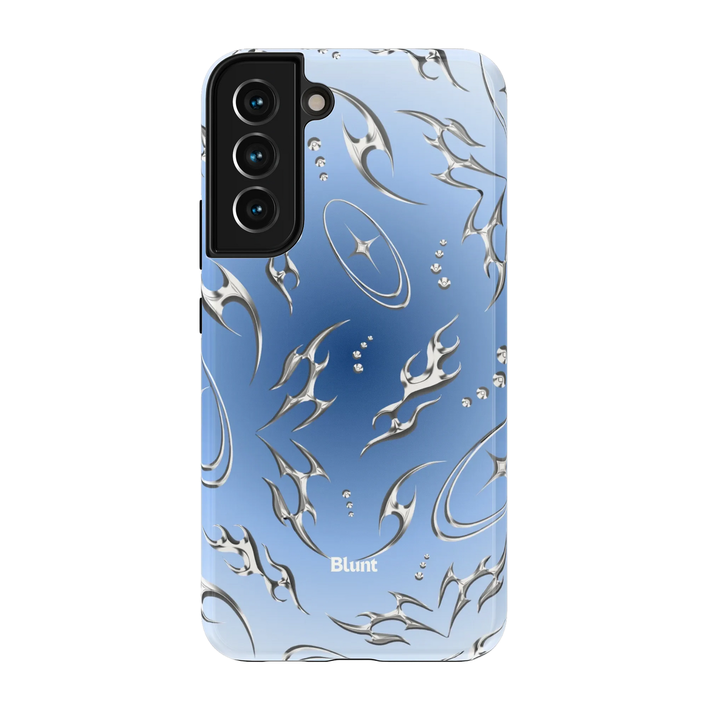 Blue Cyber Samsung Case