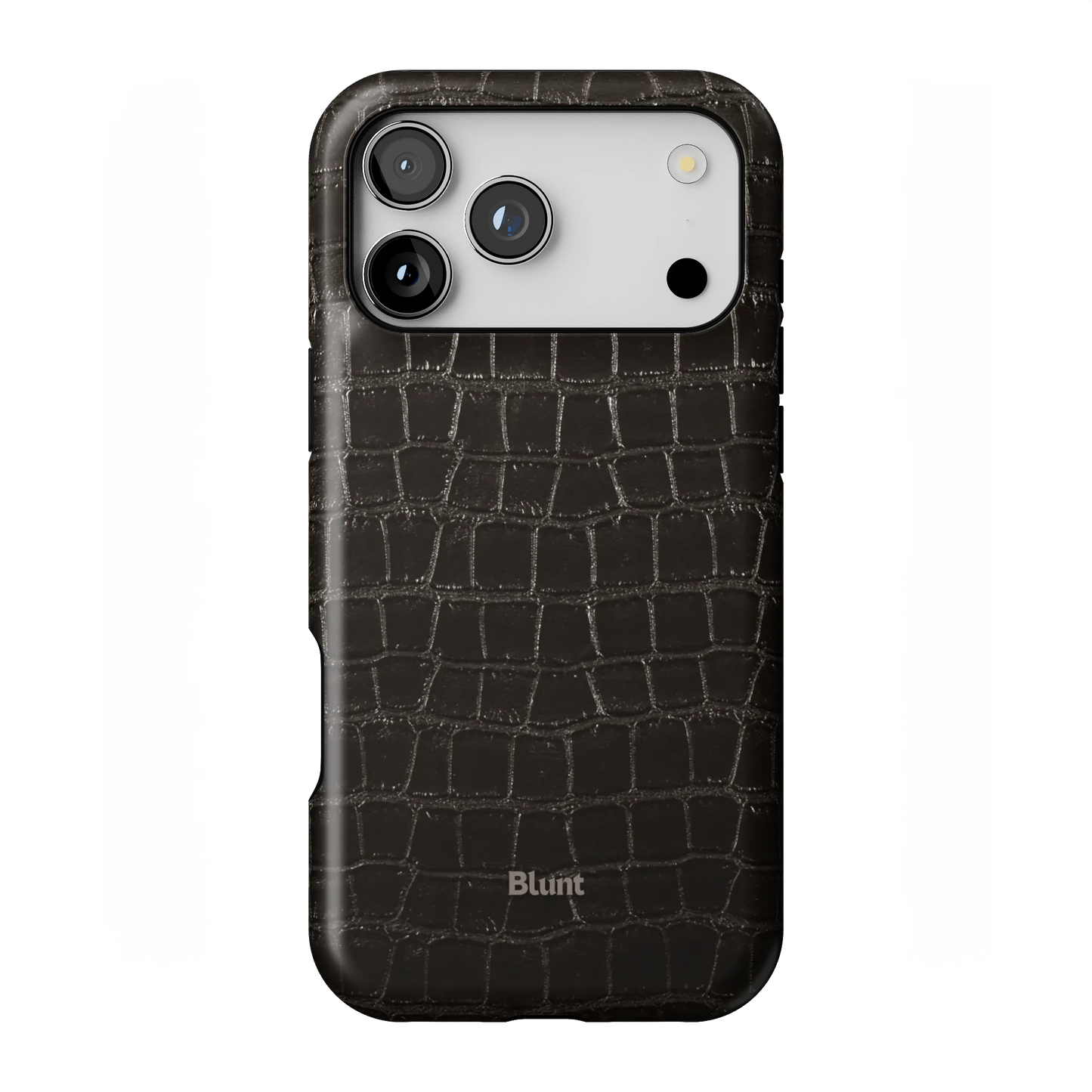 Onyx Croc iPhone Case