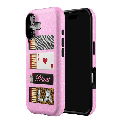 Baby Pink Match iPhone Case