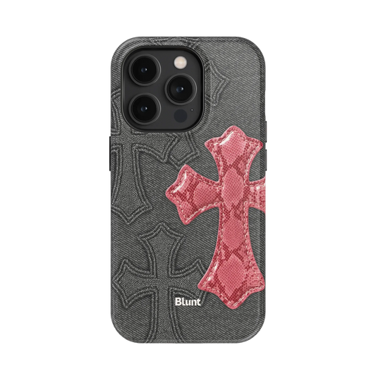 Pinkscale Cross iPhone Case