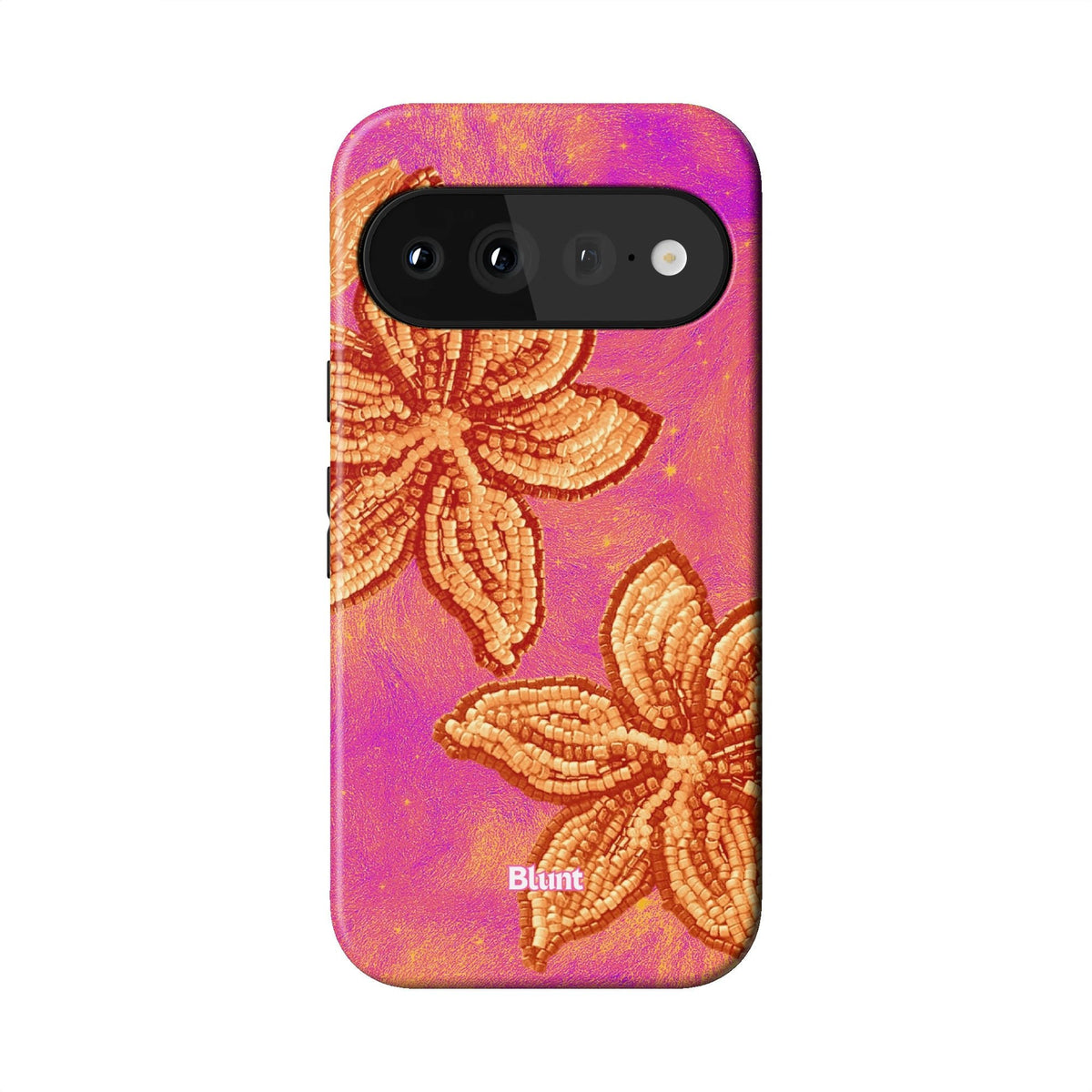 Fuchsia Blush Orchid Pixel Case - Blunt Cases
