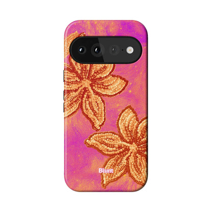 Fuchsia Blush Orchid Pixel Case - Blunt Cases