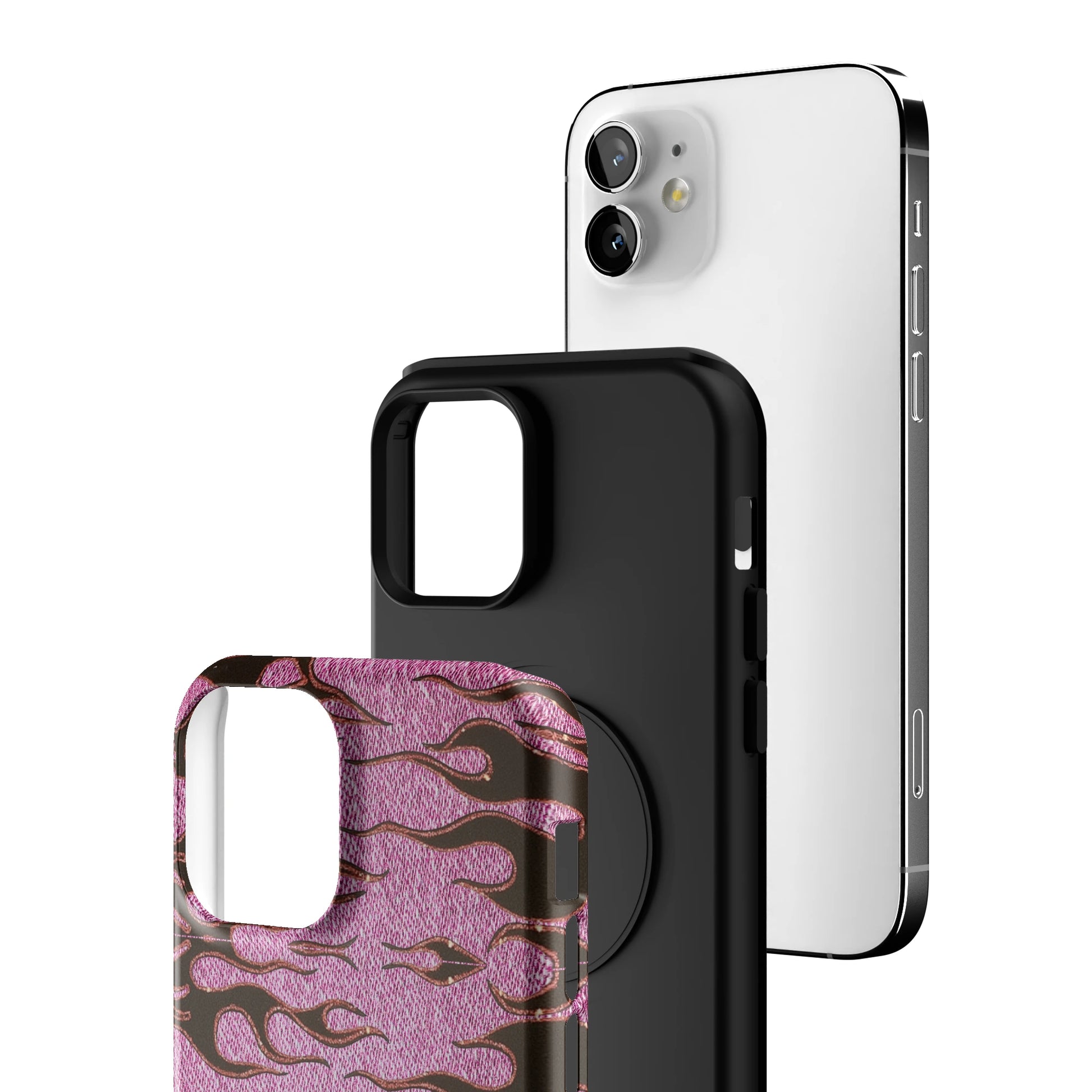 Fuchsia Heat iPhone Case gallery - Iphone_12_Iphone_3