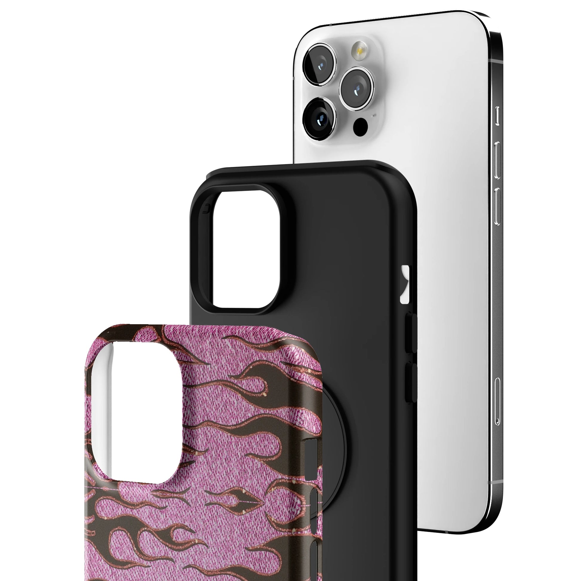 Fuchsia Heat iPhone Case gallery - Iphone_12_Pro_Max_3