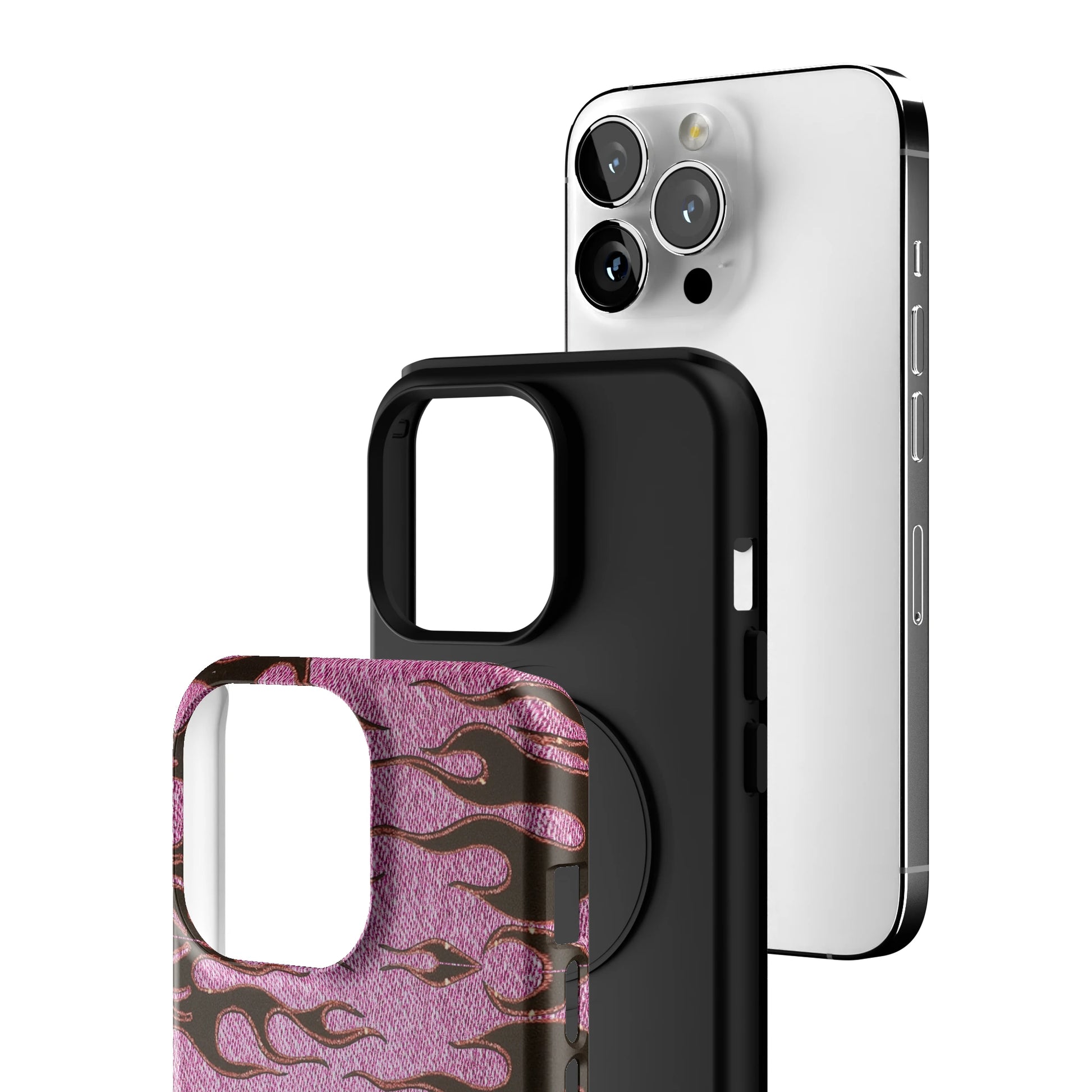 Fuchsia Heat iPhone Case gallery - Iphone_13_Pro_3