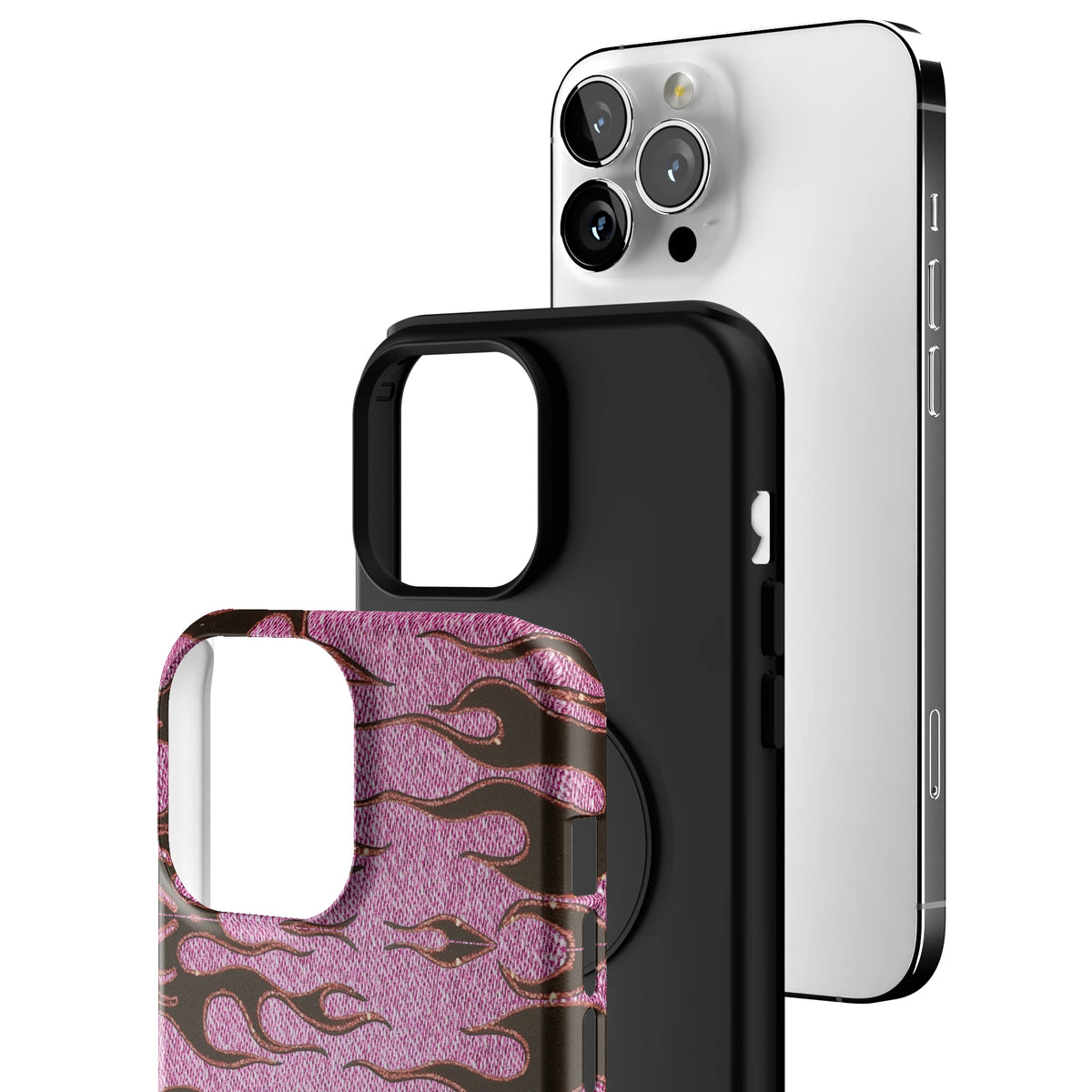 Fuchsia Heat iPhone Case gallery - Iphone_13_Pro_Max_3