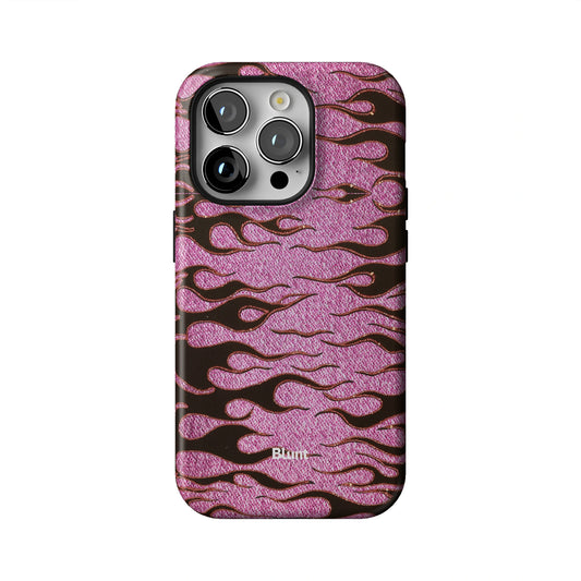 Fuchsia Heat iPhone Case gallery - Iphone_14_Pro_1