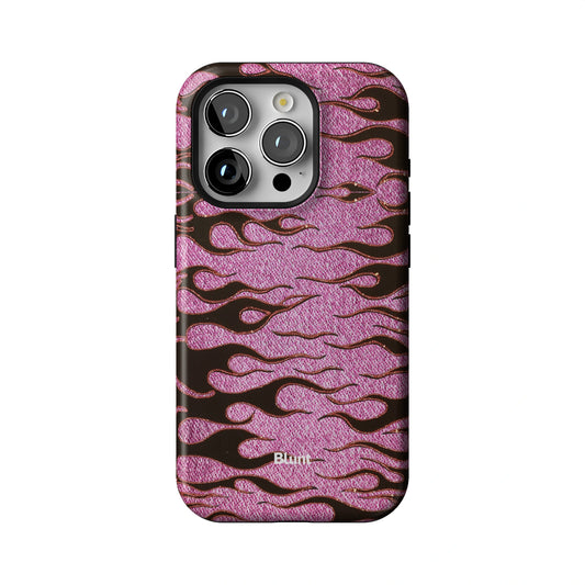 Fuchsia Heat iPhone Case gallery - Iphone_15_Pro_1