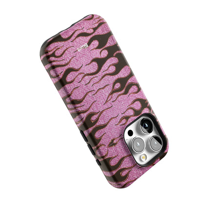 Fuchsia Heat iPhone Case gallery - Iphone_15_Pro_5