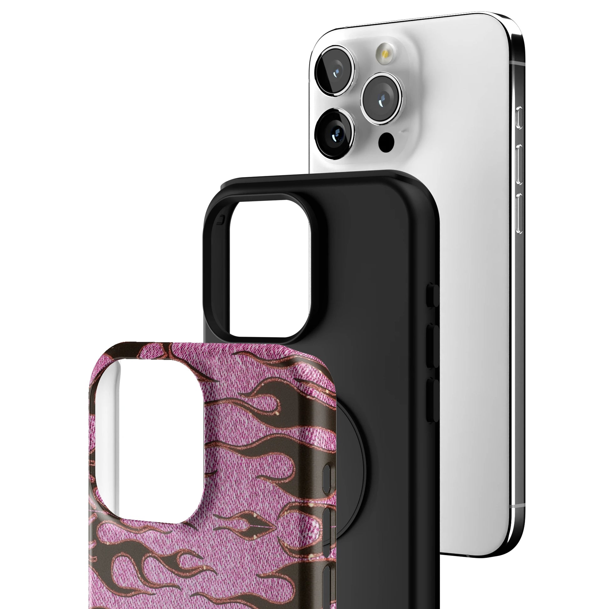 Fuchsia Heat iPhone Case gallery - Iphone_15_Pro_Max_3