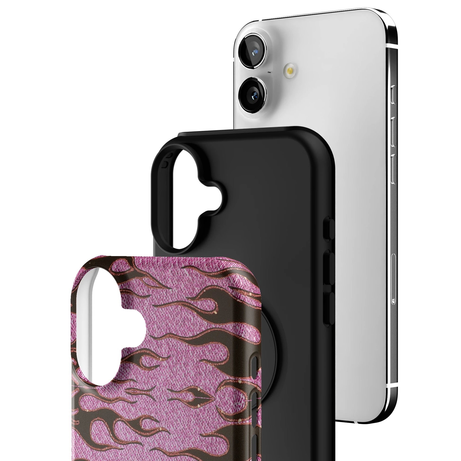 Fuchsia Heat iPhone Case gallery - Iphone_16_Mini_Air_Plus_3