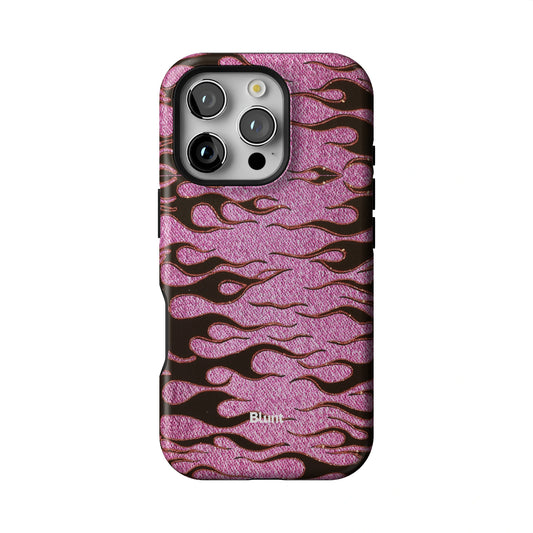 Fuchsia Heat iPhone Case gallery - Iphone_16_Pro_1