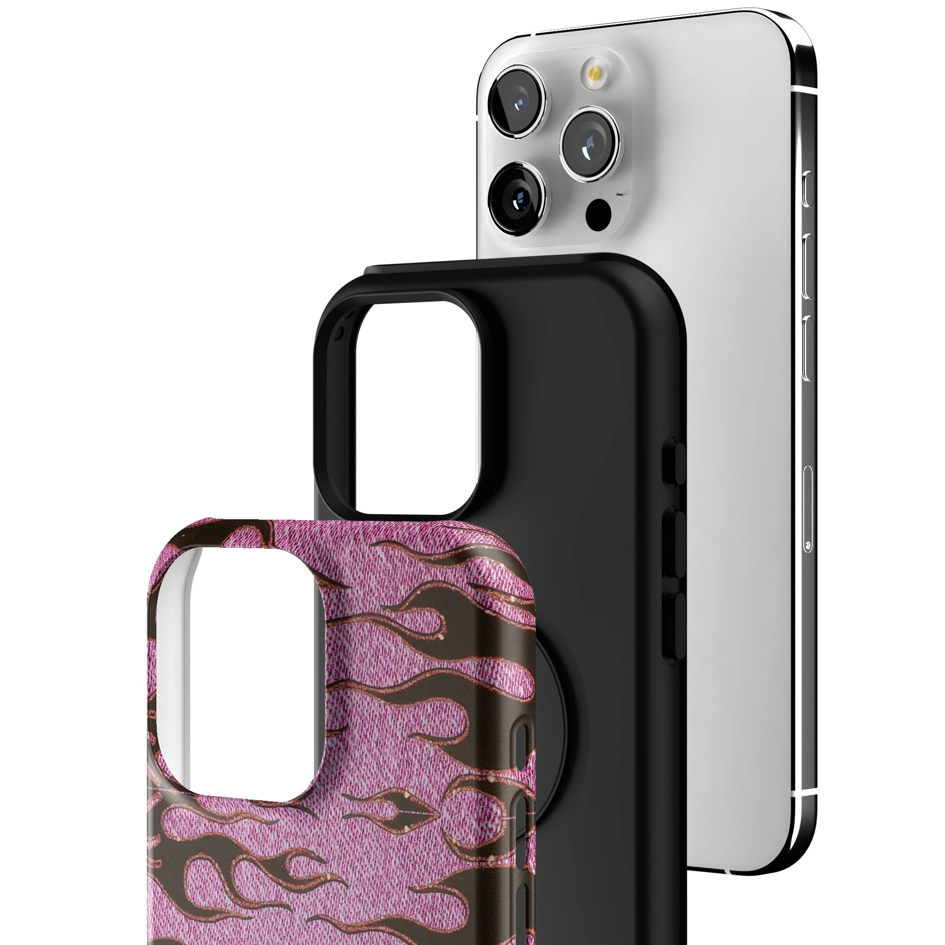 Fuchsia Heat iPhone Case gallery - Iphone_16_Pro_Max_3