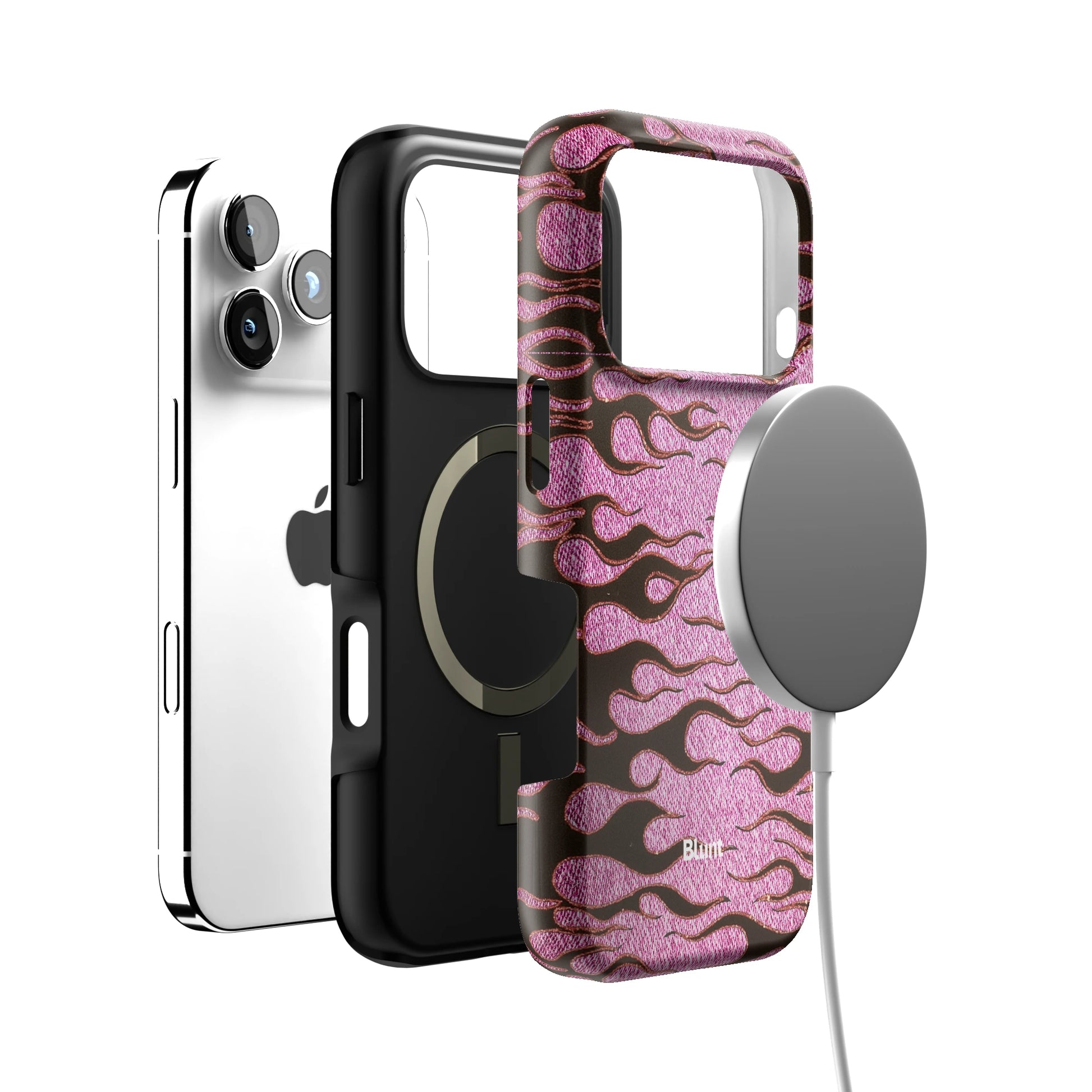 Fuchsia Heat iPhone Case gallery - Iphone_17_Pro_4