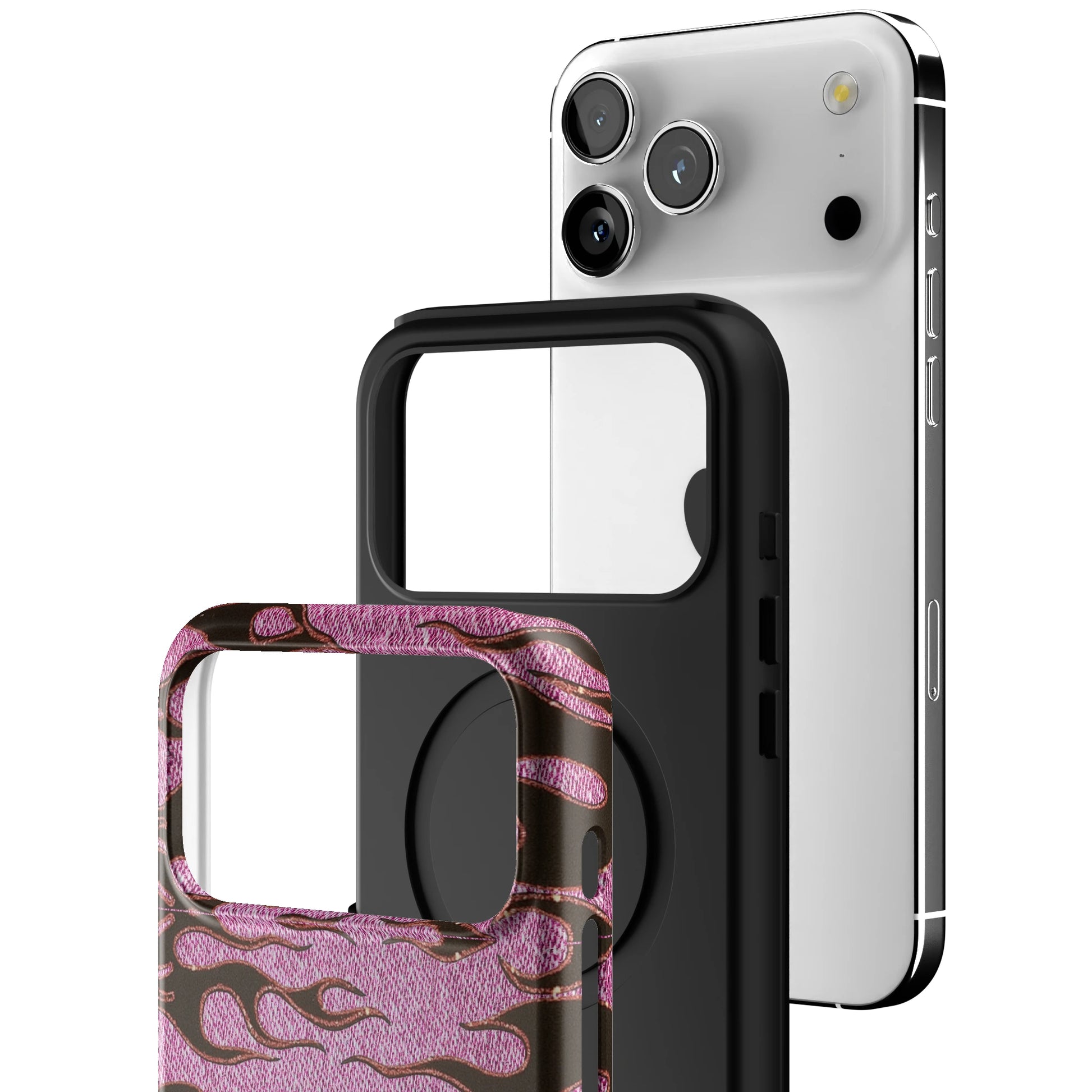 Fuchsia Heat iPhone Case gallery - Iphone_17_Pro_Max_3