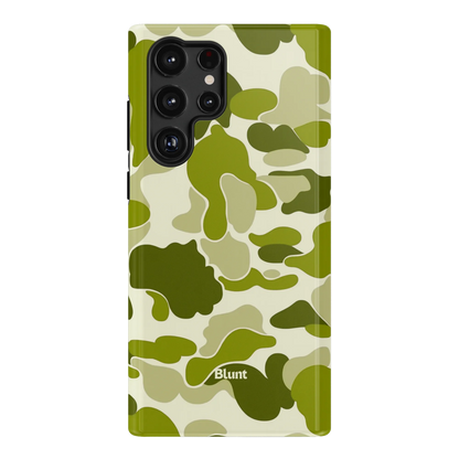 Lime Camo Samsung Case