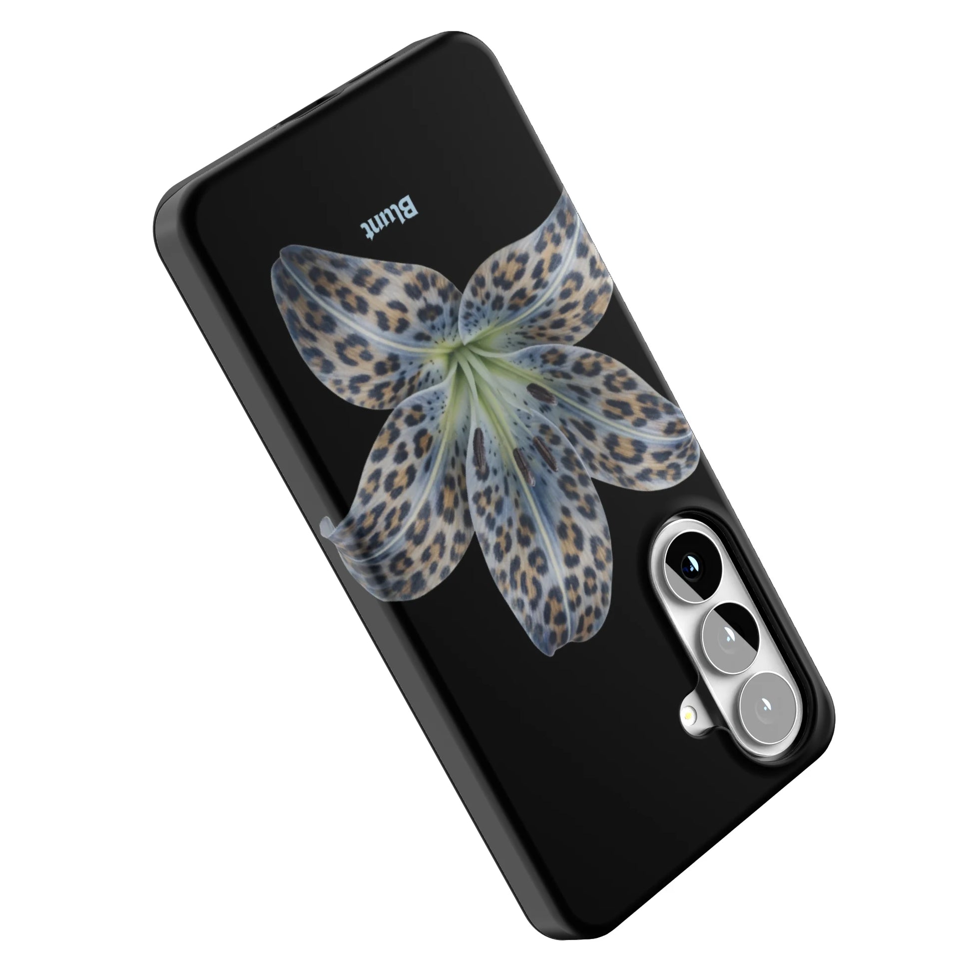 Blue-Leopard-Bloom-samsung-case-Galaxy S26 Plus-4