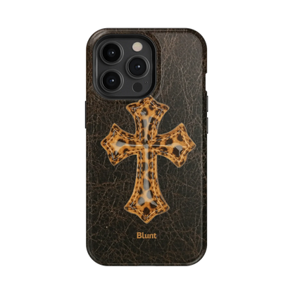 Golden Celine iPhone Case