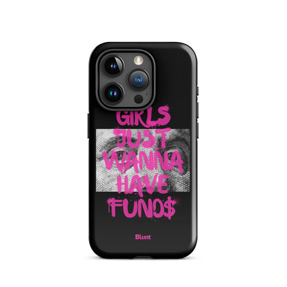 Fund$ Black iPhone Case - blunt cases