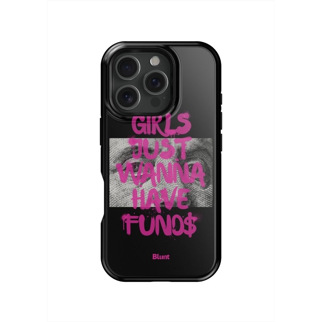 Fund$ Black iPhone Case - blunt cases