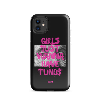 Fund$ Black iPhone Case - blunt cases