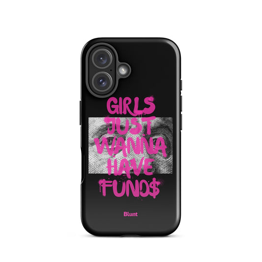 Fund$ Black iPhone Case - Blunt Cases