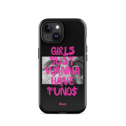 Fund$ Black iPhone Case - blunt cases