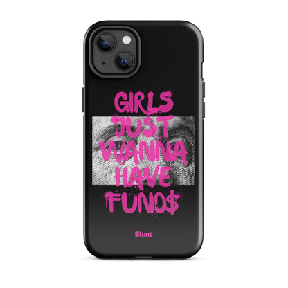 Fund$ Black iPhone Case - blunt cases